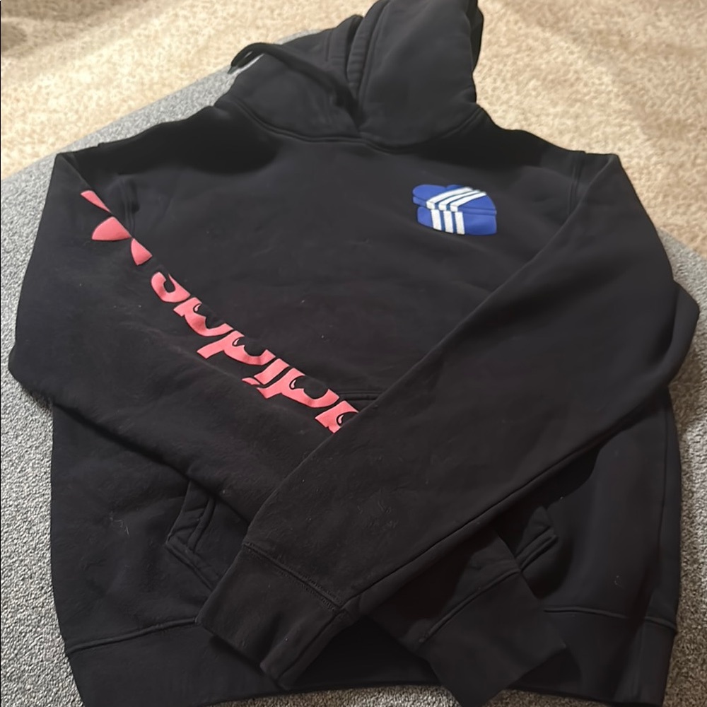 Adidas Black Hoodie with Logo